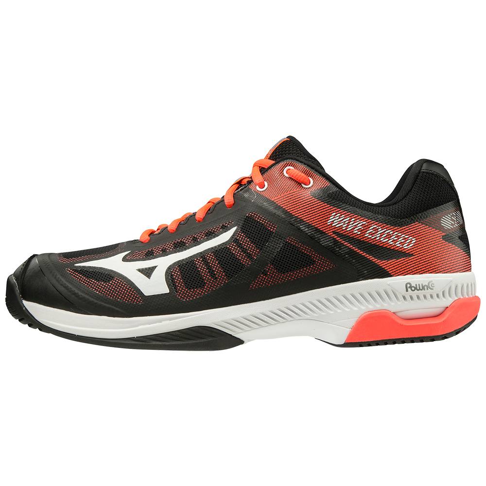 Scarpe Tennis Mizuno Wave Exceed SL AC Uomo - Nere/Bianche - 25186-ZIRW